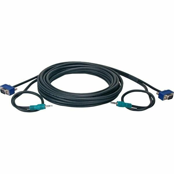 Qvs 25' High Performance Ultrathin Vga/Qxga Hdtv/Hd15 Cable With Audio CC388MA-25